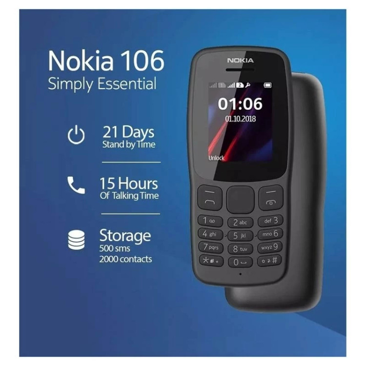 گوشی نوکیا 106 دوسیم کارته - Nokia 106