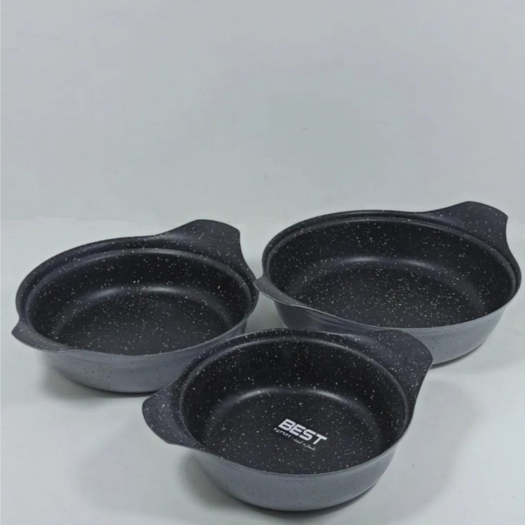 سرویس تابه 3 پارچه چدنی گرانیتی بست BEST - ارسال رایگان