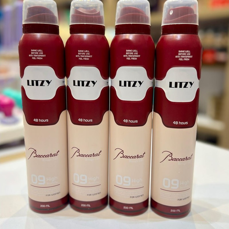 اسپری بدن لیتزی Litzy (200 میل) در 12 رایحه مختلف