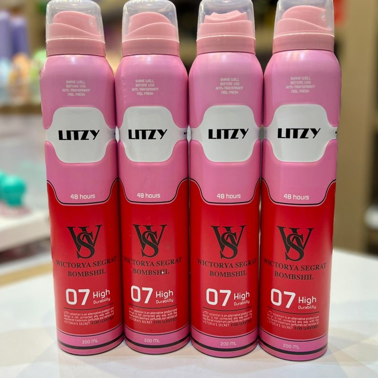 اسپری بدن لیتزی Litzy (200 میل) در 12 رایحه مختلف