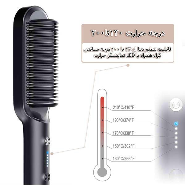 سشوار و برس حرارتی Straigh Comb - اصلی وارداتی