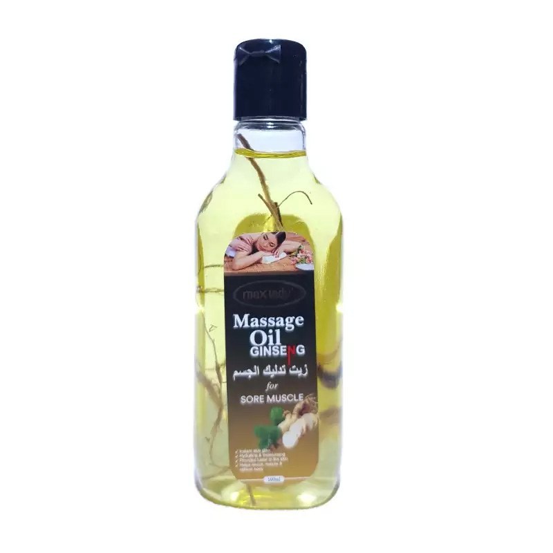 روغن ماساژ تقویت کننده حاوی ریشه جینسینگ - مکس لیدی