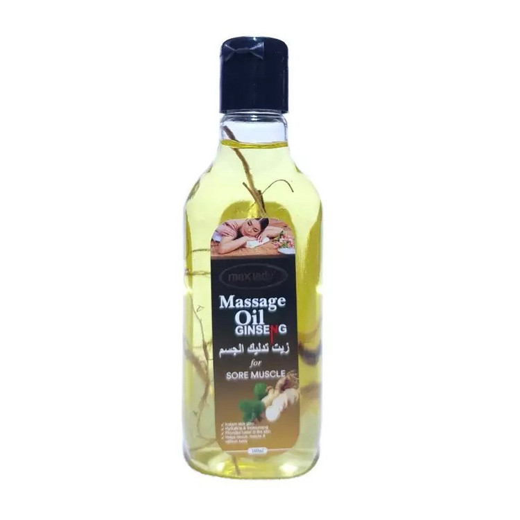 روغن ماساژ تقویت کننده حاوی ریشه جینسینگ - مکس لیدی