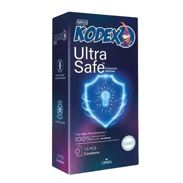 کاندوم اولترا سیف کدکس Ultra Safe بسته 10 عددی