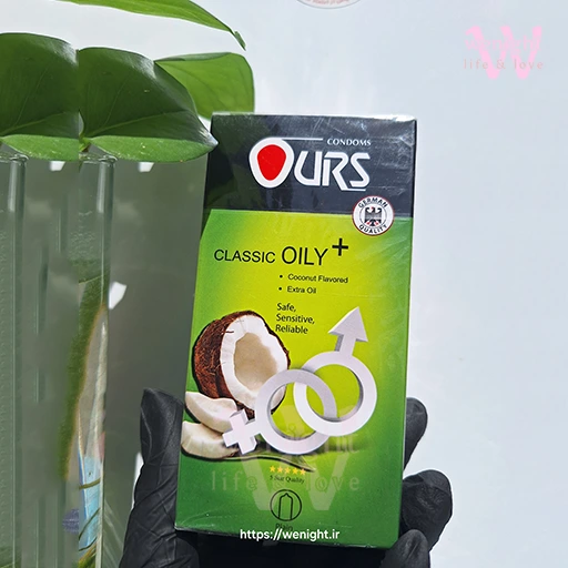 کاندوم میوه ای اورز مدل Oily Plus بسته 12 عددی