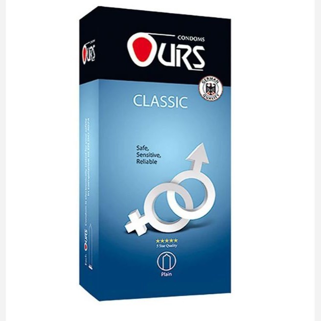 کاندوم کلاسیک اورز مدل Classic بسته 12 عددی
