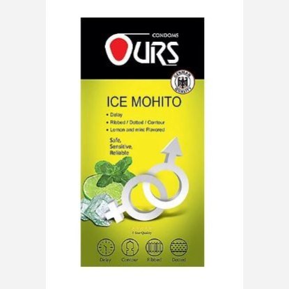 کاندوم اورز مدل Ice Mohito بسته 12 عددی