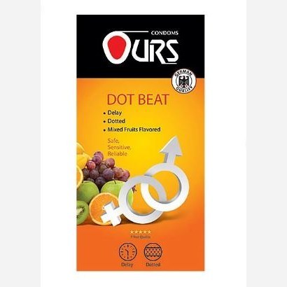 کاندوم اورز مدل Dot Beat بسته 12 عددی