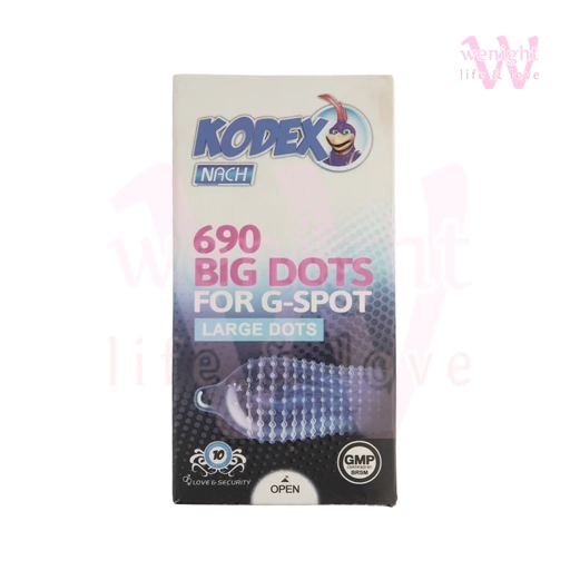 کاندوم خاردار کدکس big dots 690 تحریک نقطه جی