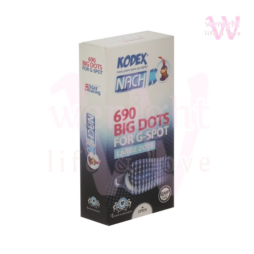 کاندوم خاردار کدکس big dots 690 تحریک نقطه جی