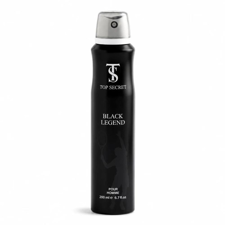 اسپری ضدتعریق مردانه تاپ سکرت مدل Black Legend حجم 200 میلی لیتر
