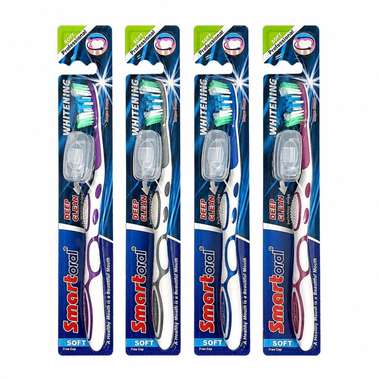مسواک اسمارت اورال مدل Deep Clean با برس نرم مناسب برای همه دندان ها بسته 3 عددی