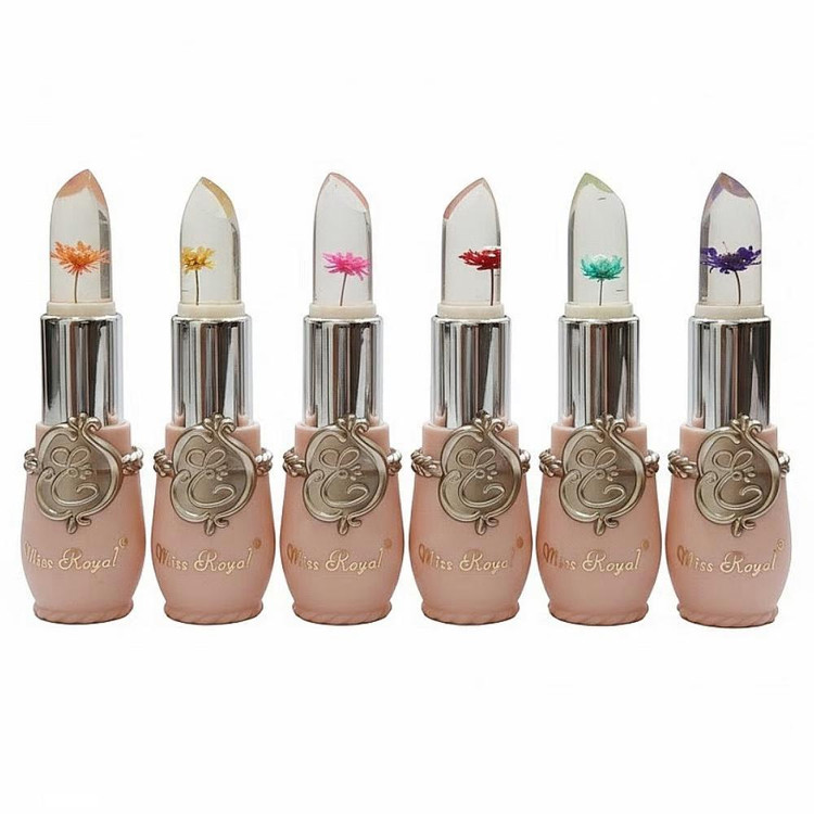 بالم لب حرارتی میس رویال مدل flower بسته 6 عددی