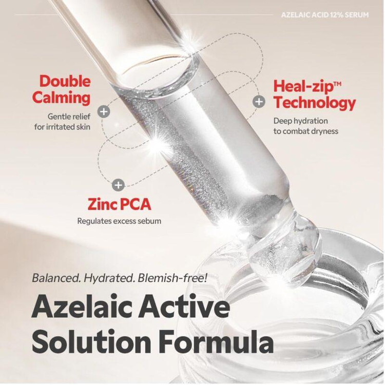 سرم ضد جوش و درخشان کننده تیرتیر مدل Azelaic Acid مناسب برای انواع پوست حجم 30 میلی لیتر