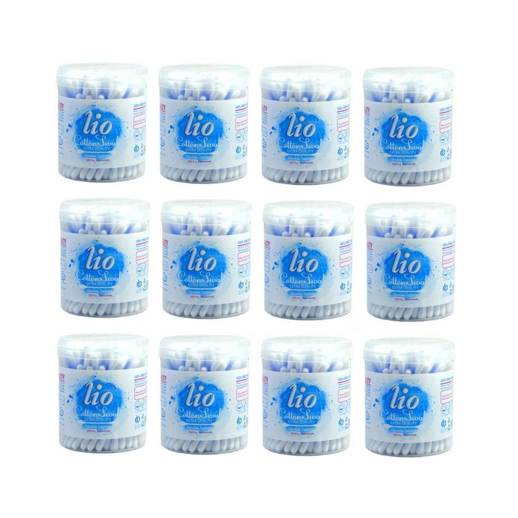 گوش پاک کن لیو مدل Cottone sulalمجموعه 12 عددی