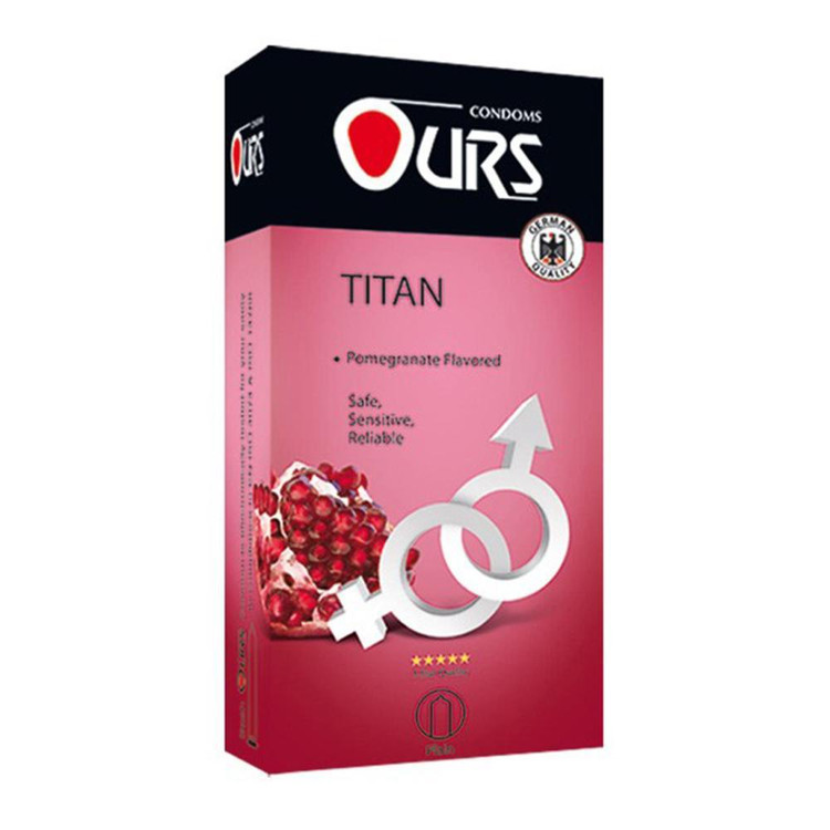 کاندوم اورز مدل Titan بسته 12 عددی