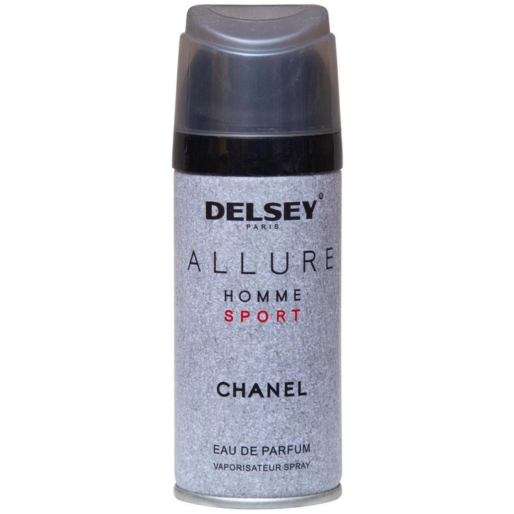 اسپری خوشبو کننده بدن مردانه دلسی مدل Allure homme sport حجم 150 میلی لیتر