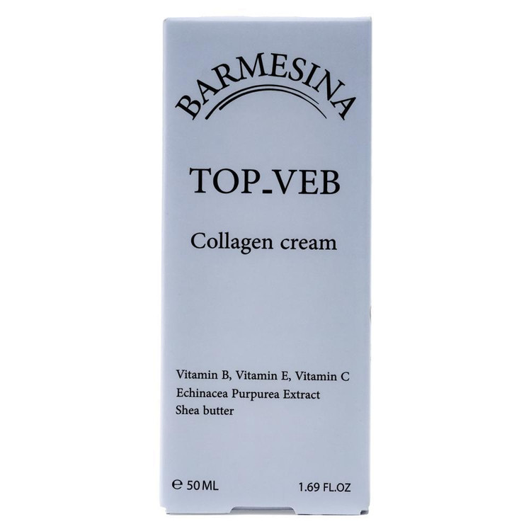 کرم مرطوب کننده و آبرسان بارمسینا مدل TOP-VEB حجم 50 میلی لیتر