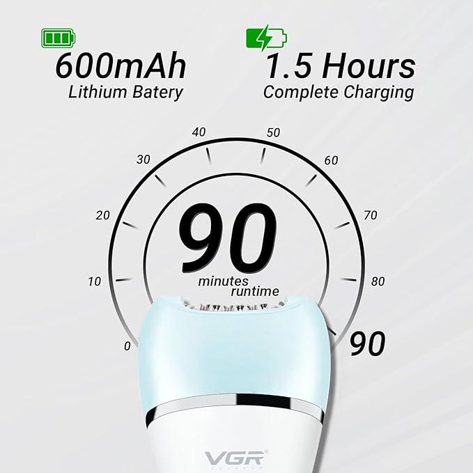 ست اصلاح موی بدن بانوان وی جی ار مدل V-733