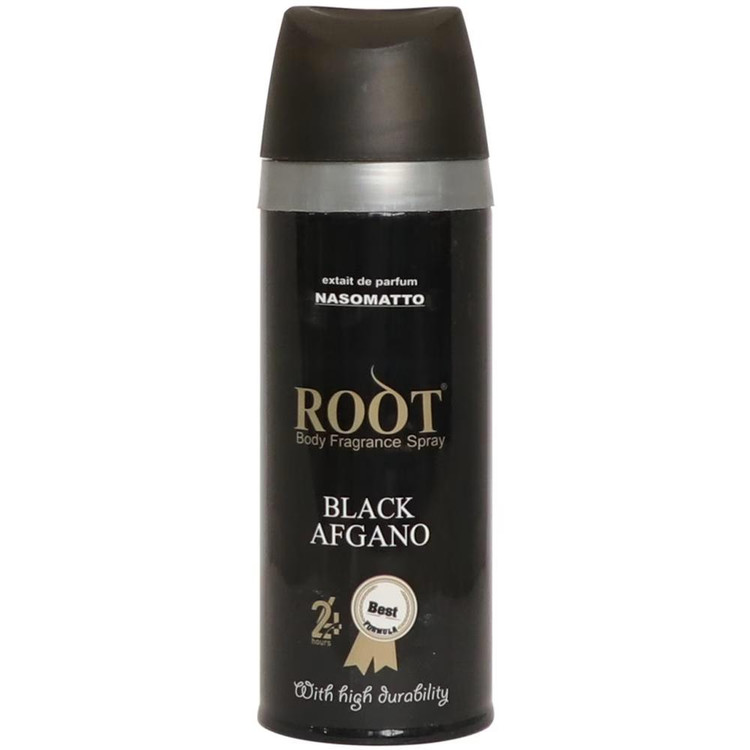 اسپری خوشبو کننده بدن مردانه روت مدل Black Afgano حجم 200 میلی لیتر