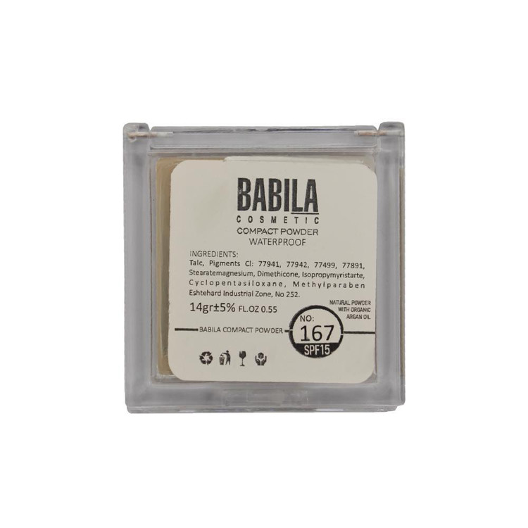 پنکیک بابیلا مدل B3+ Compact Powder SPF15 شماره 167 کاور بالا