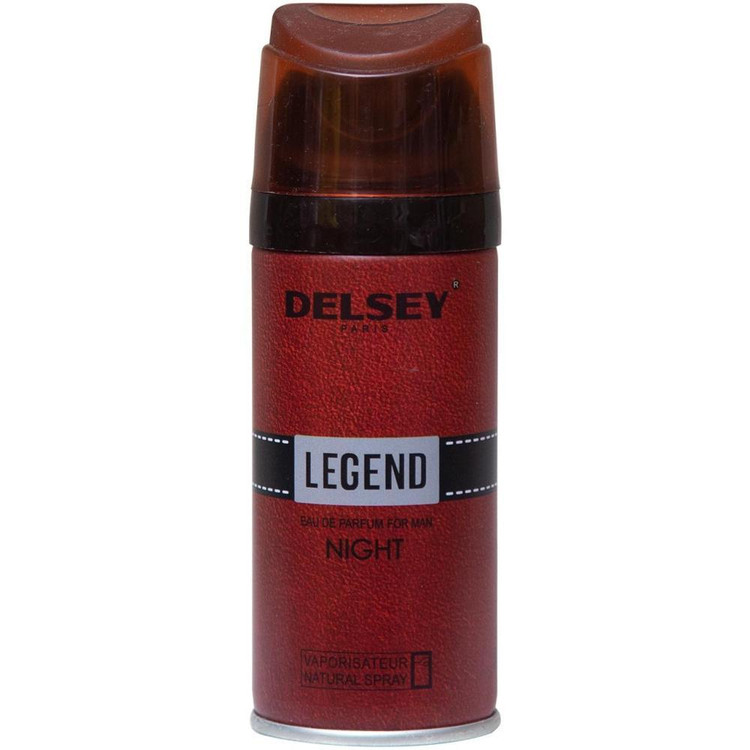 اسپری خوشبو کننده بدن مردانه دلسی مدل Legend Night حجم 150 میلی لیتر