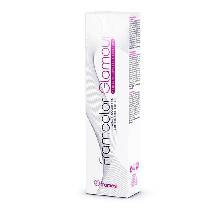 رنگ مو فرامسی مدل Framcolor Glamour شماره 7.64 حجم 100 میلی لیتر رنگ بلوند شکلاتی شیری متوسط