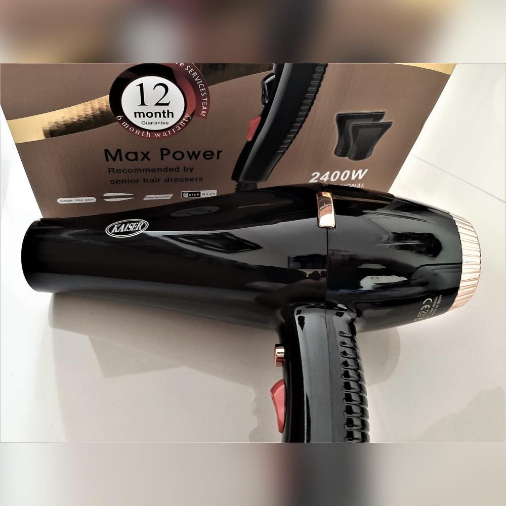 سشوار حرفه ای کایزر مدل SUPER POWER 2400W AC MOTOR