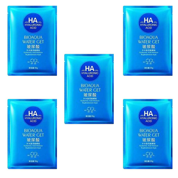 ماسک صورت بایوآکوآ مدل 01 حجم 30 میلی لیتر مجموعه 5 عددی