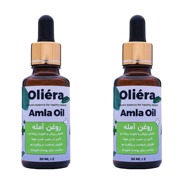 روغن مو اُلیئرا مدل آمله کد +A حجم 30 میلی لیتر بسته 2 عددی
