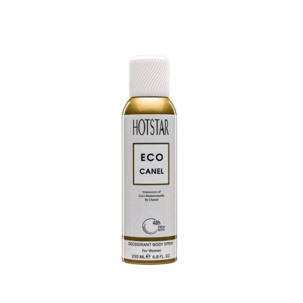 اسپری دئودورانت زنانه هات استار مدل Eco Canel حجم 200 میلی لیتر