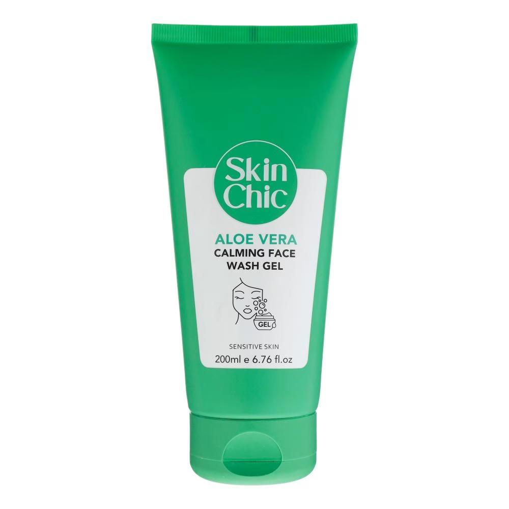 ژل شست و شوی صورت اسکین شیک مدل Aloe Vera حجم 200 میلی لیتر