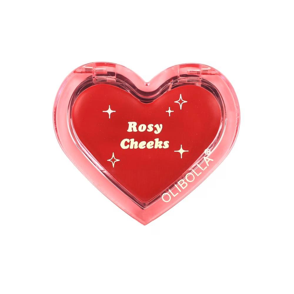 رژ گونه جامد مخملی اولیبولا مدل Rosy Cheeks کد 02