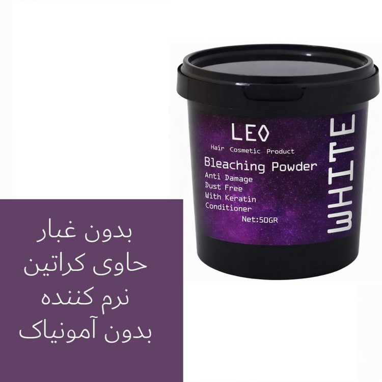پودر دکلره لئو مدل WT وزن 50 گرم رنگ سفید