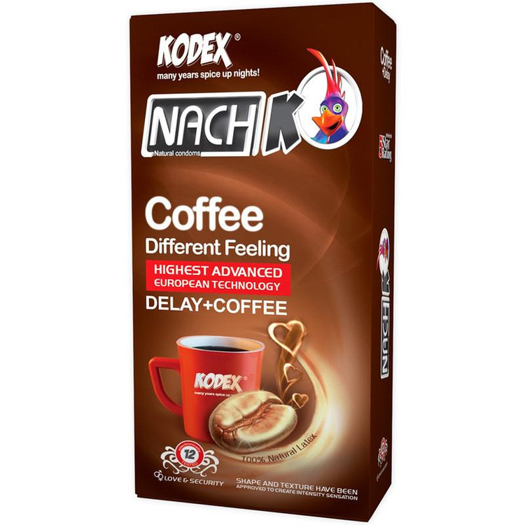 کاندوم ناچ کدکس مدل Coffee Delay بسته 12 عددی