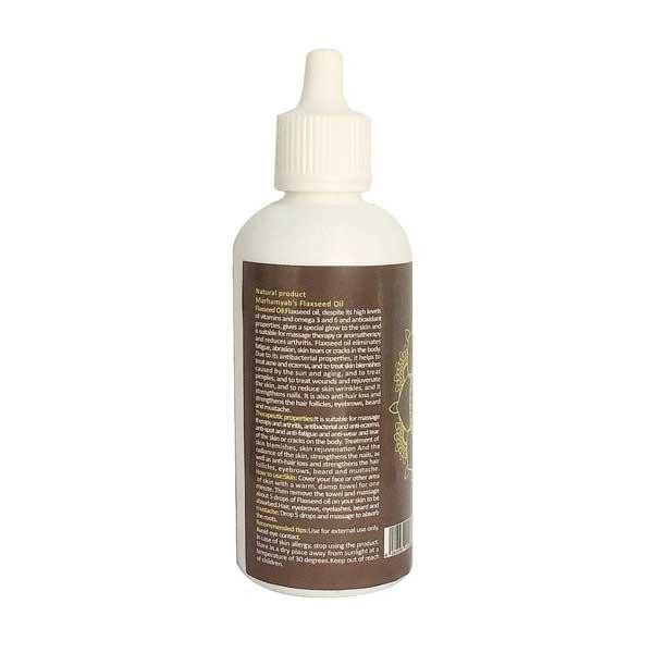 روغن صورت و بدن مرهم یاب مدل دانه کتان حجم 80 میلی لیتر