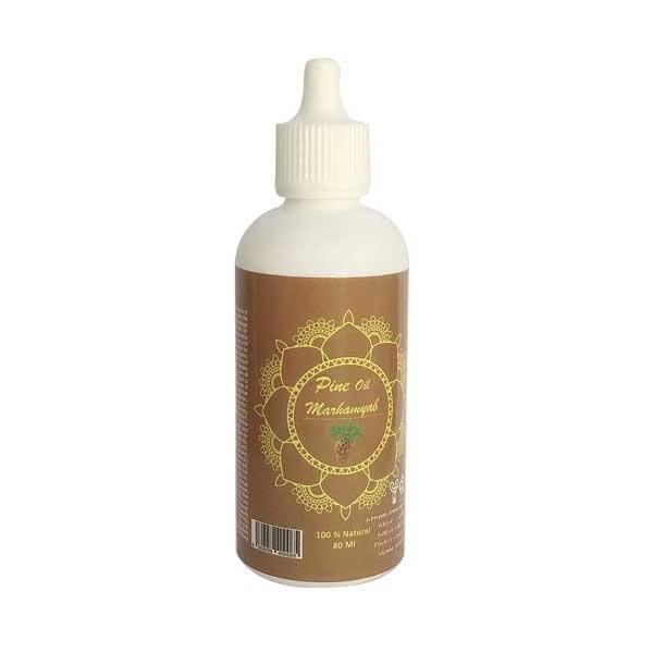 روغن تقویت کننده مو و ریش و سیبیل مرهم یاب مدل کاج حجم 80 میلی لیتر