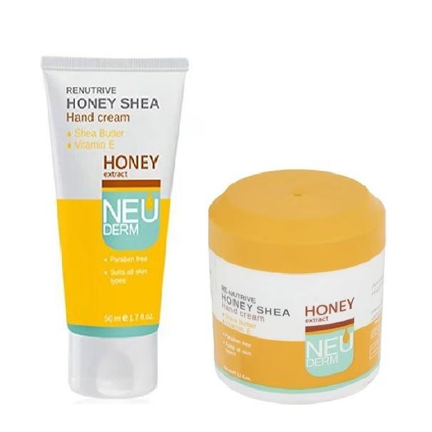 کرم مرطوب کننده دست نئودرم مدل Honey Shea حجم 150 میلی لیتر به همراه کرم مرطوب کننده دست نئودرم مدل Re-Nutrive Honey ...