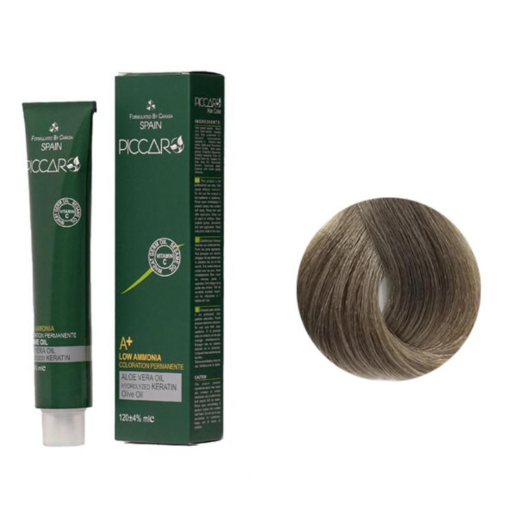 رنگ مو پیکارو شماره M8-8.33 حجم 120 میلی لیتر رنگ بلوند زیتونی
