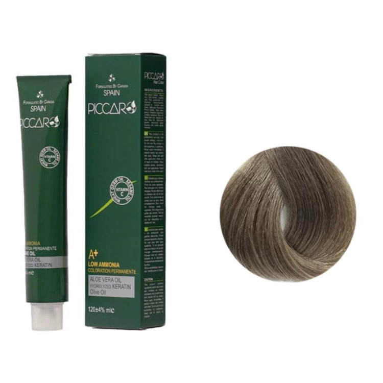 رنگ مو پیکارو شماره M8-8.33 حجم 120 میلی لیتر رنگ بلوند زیتونی