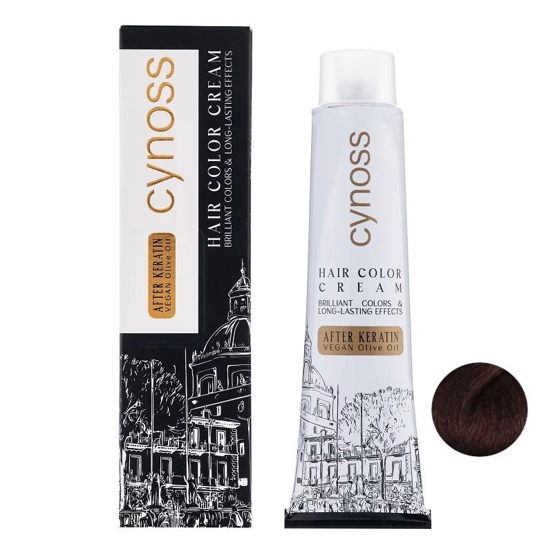 رنگ مو سینوس شماره 4.0 حجم 120 میلی لیتر رنگ قهوه ای متوسط