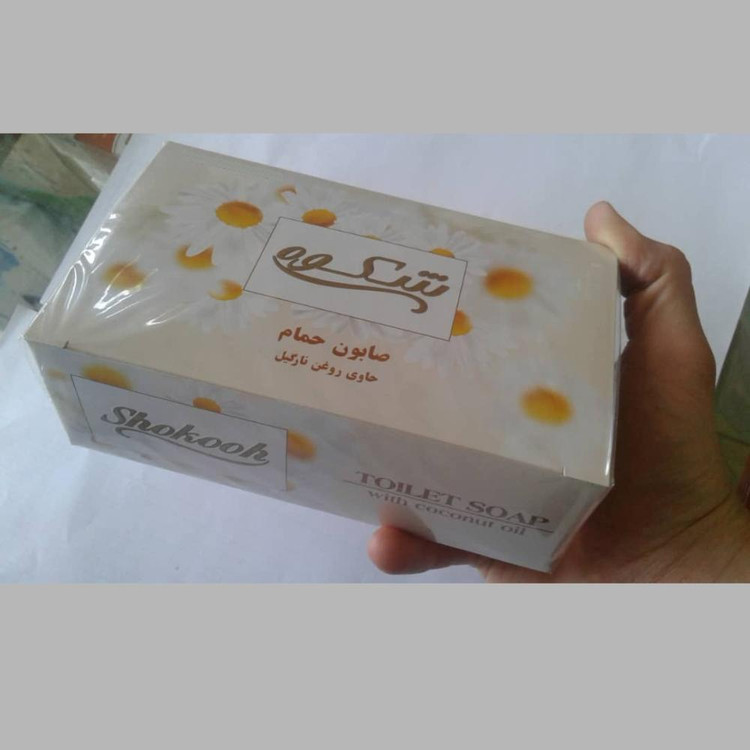 صابون شستشو شکوه مدل Coconut Oil وزن 125 گرم بسته 6 عددی