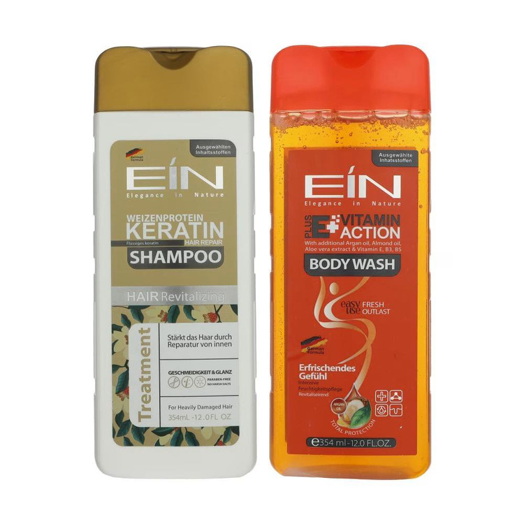 شامپو ترمیم کننده مو ای آی ان مدل jojoba حجم 354 میلی لیتر به همراه شامپو بدن ای آی ان مدل FRESH OUTLAST حجم 354 میلی...