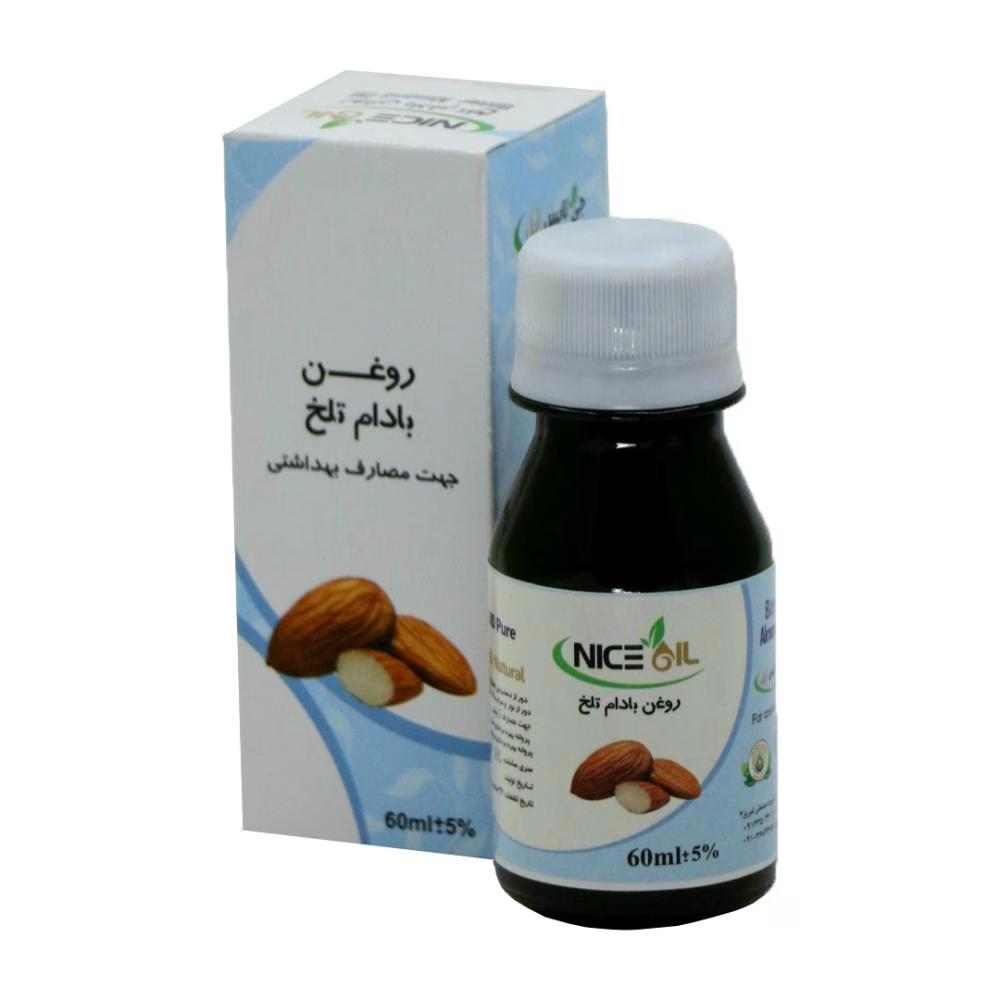 روغن بدن نایس اویل مدل بادام تلخ حجم 60 میلی لیتر