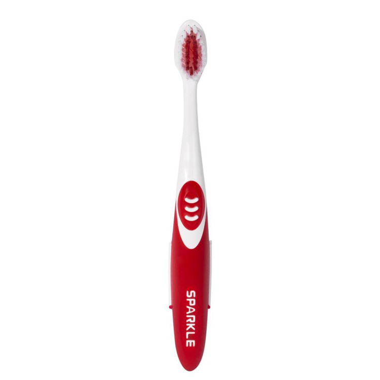 مسواک کودک اسپارکل مدل TOY S14 با برس نرم مجموعه 4 عددی