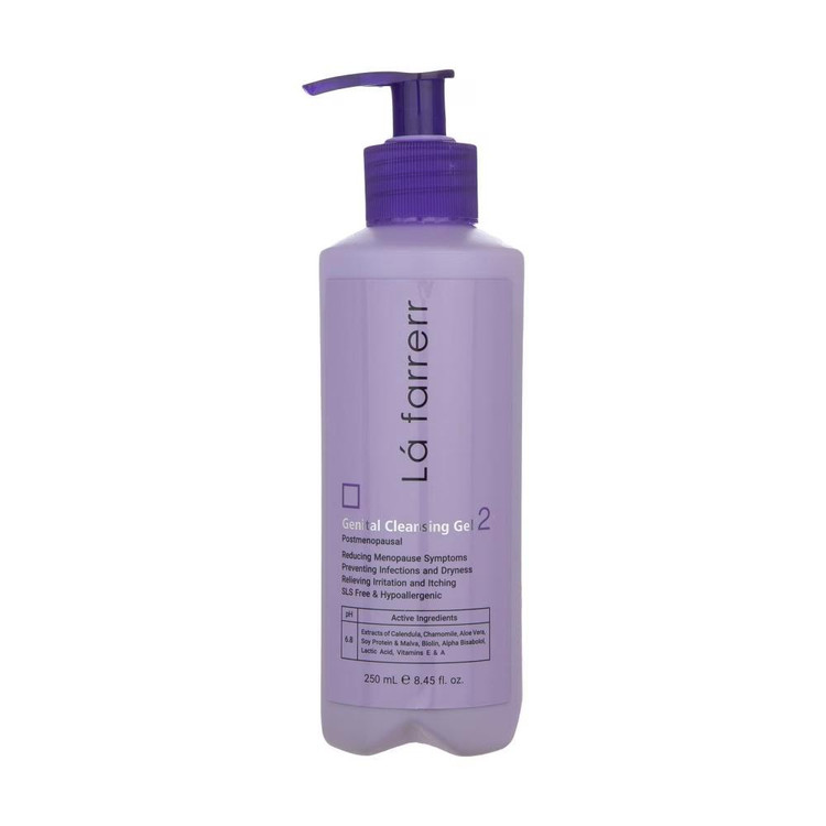 ژل بهداشتی بانوان یائسه لافارر مدل Gentinal Cleansing Gel حجم 250 میلی لیتر