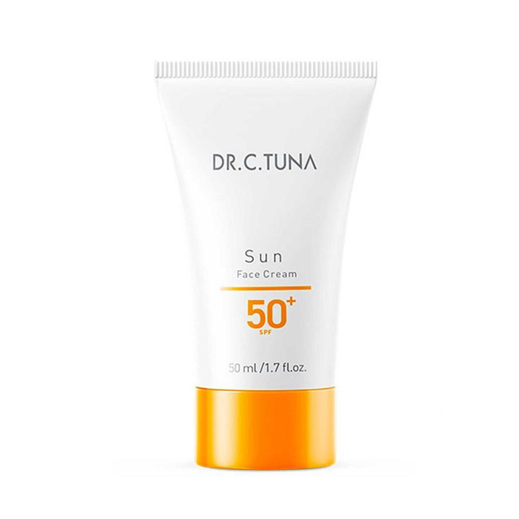 کرم ضد آفتاب بدون رنگ دکتر سی تونا SPF 50 مدل Anti wrinkle مناسب انواع پوست حجم 50 میلی لیتر
