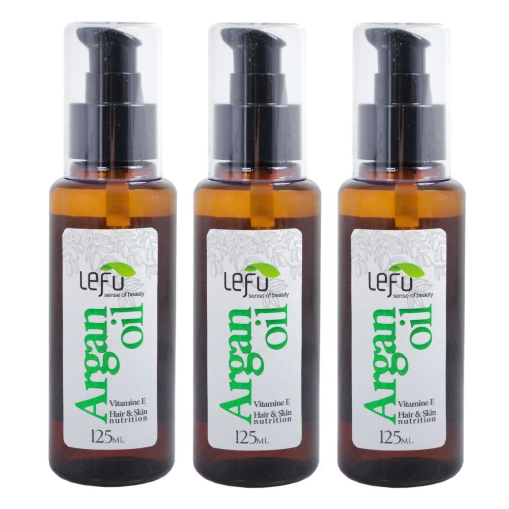 روغن آرگان لفو مدل A3 حجم 125 میلی لیتر مجموعه 3 عددی