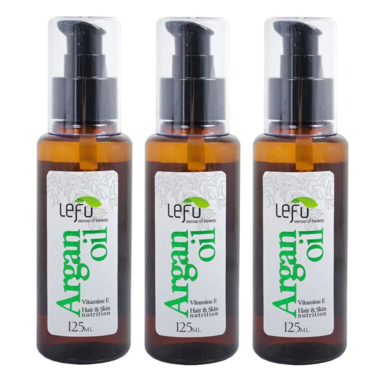 روغن آرگان لفو مدل A3 حجم 125 میلی لیتر مجموعه 3 عددی