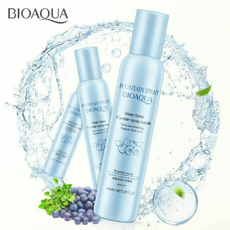 اسپری آب بایو آکوا مدل Blueberry حجم 120 میلی لیتر